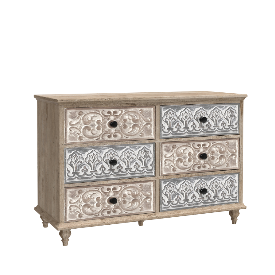 Arcade Filigree 6-Drawer Cabinet